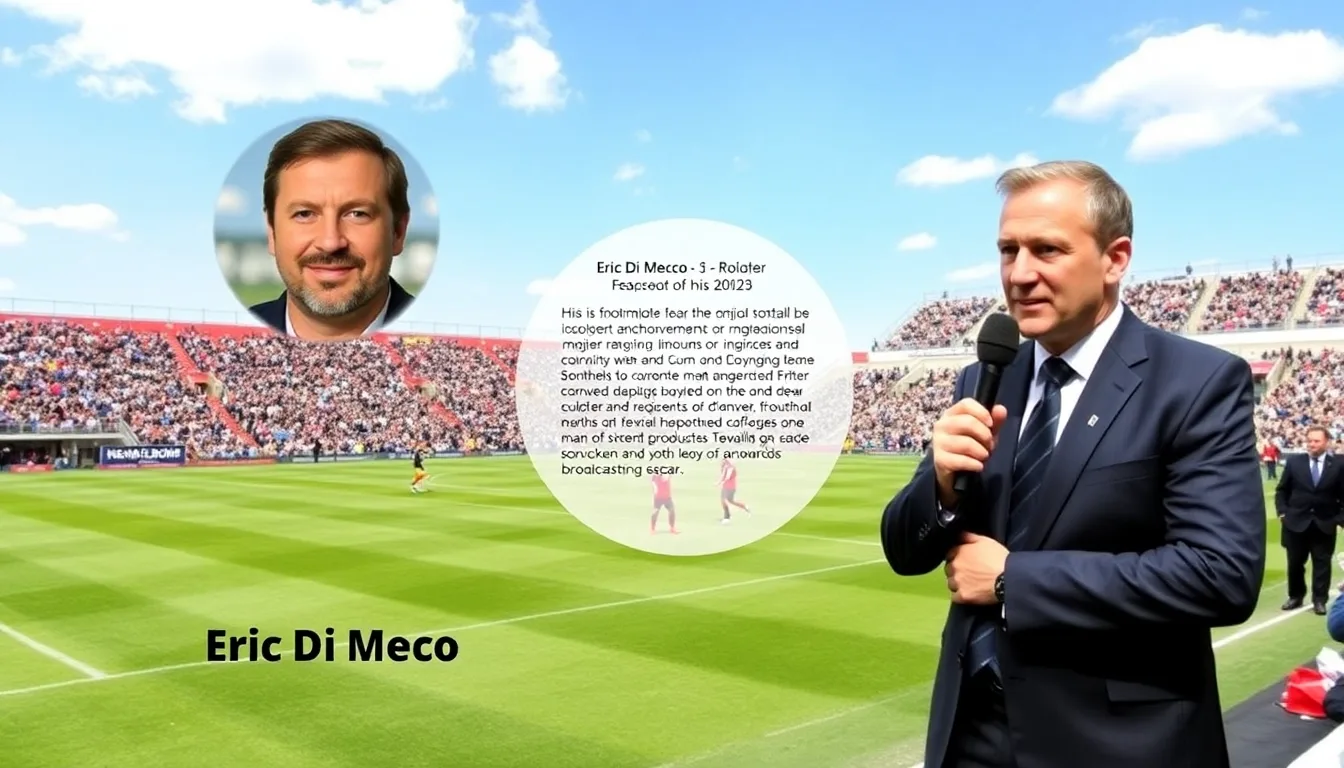 Éric Di Meco : Carrière, Palmarès et Nouvelles du Commentateur de Football
