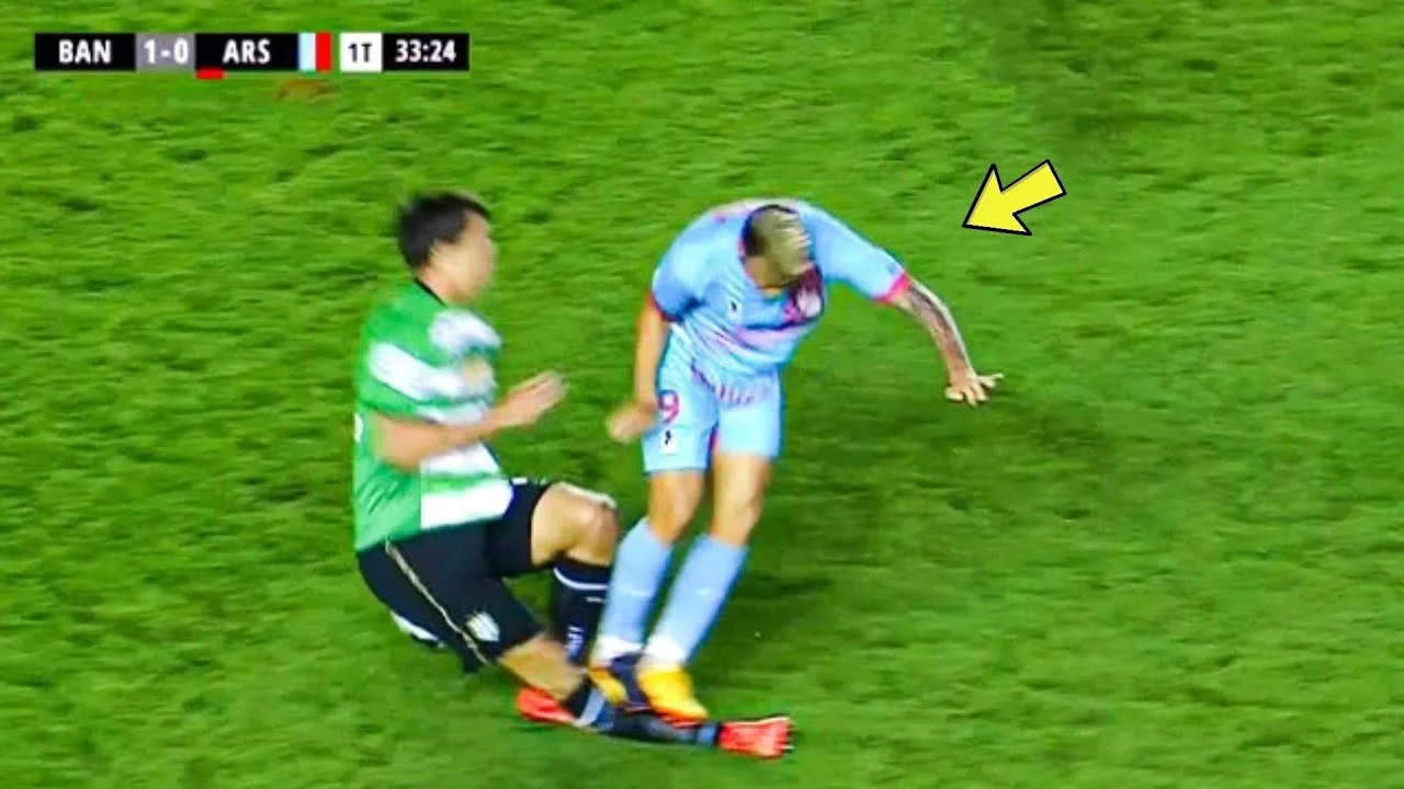 Fautes sales et brutales dans le football